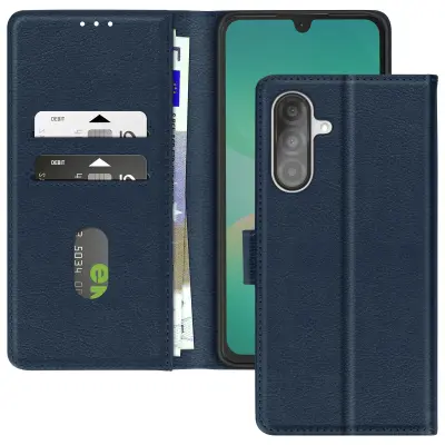 Ohišje za Samsung Galaxy A26 Zaklopka Wallet and Video Holder, Modra noč