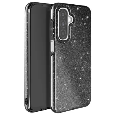 Ohišje z bleščicami za Samsung Galaxy A26 Odporen na udarce Glitter, Črna