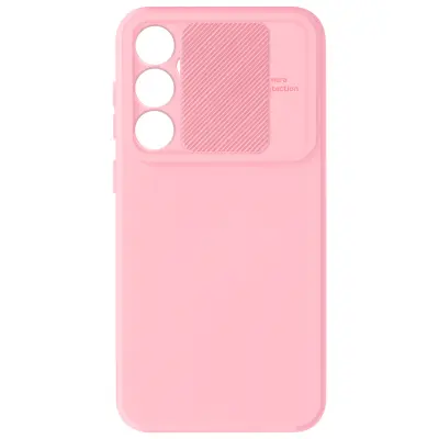 Ohišje za Samsung Galaxy S23 FE Drsni pokrov kamere, Rose clair