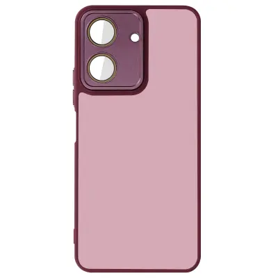 Prosojen ovitek za Xiaomi Redmi 13C - Zaščiteni blok kamere, Bordeaux