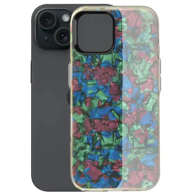 Ohišje za iPhone 15 Antichoc Souple Tutti Frutti, Črna