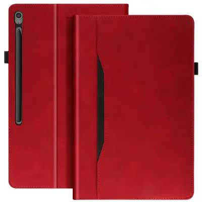 Ohišje za Samsung Tab S10 FE Plus Flap Wallet Video Holder, Rdeča