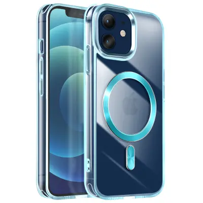 Ohišje MagSafe za iPhone 12 Pro in 12 Dos Cristal Color, Modra