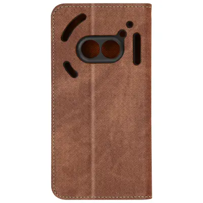Torbica s preklopom za Nothing Phone 2a Zaklopka denarnice, Svetlo rjava