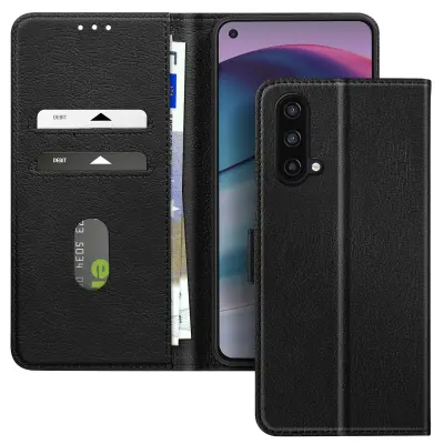 Ohišje za Oneplus Nord CE 5G Clamshell Wallet and Video Holder, Črna