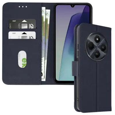 Ohišje za Xiaomi Redmi 14C Clapet Wallet in Video Holder, Modra noč