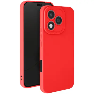 Ovitek za Honor 400 Lite Silikonski gladki zaščitni blok za kamero, Rdeča