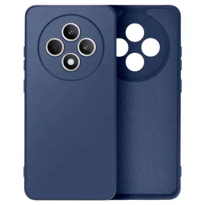 Ohišje za Oppo Reno 12F Poltrdno Soft-touch proti praskam, Modra noč