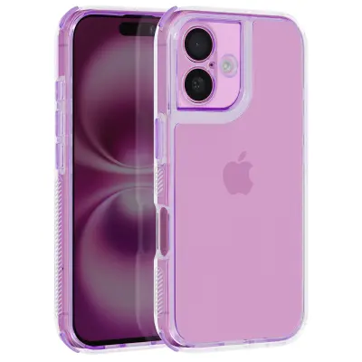 Ohišje za iPhone 16 Plus Kovanci Antichoc Bumper, Vijolična