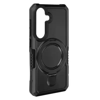Ohišje za Samsung Galaxy S24 Podporni obroc, Črna