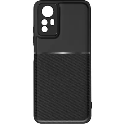 Ovitek za Redmi Note 12S Hard Soft Contour, odporen proti udarcem, Črna