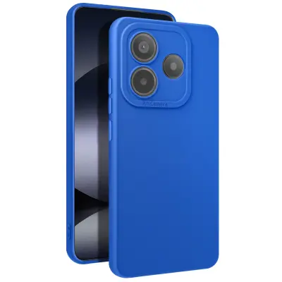 Ohišje za Xiaomi Redmi Note 14 5G Silikon Soft Camera Block Protected, Modra