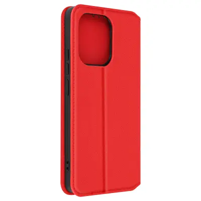 Torbica s preklopom za Xiaomi Redmi Note 13 4G Večnamenski, Rdeča