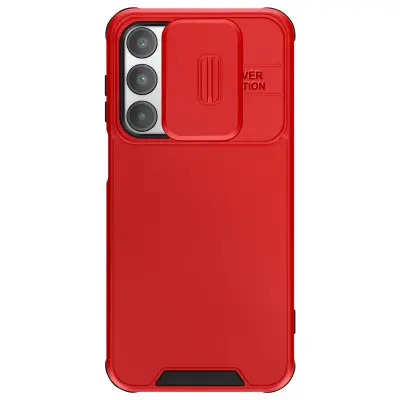 Ohišje za Samsung Galaxy A16 Odporno na udarce Sliding Camera Cover, Rdeča