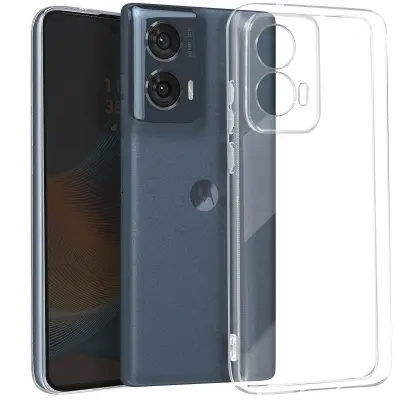 Tanko ohišje za Motorola Edge 50 Fusion debeline 0,3 mm proti vlagi, Prozorno