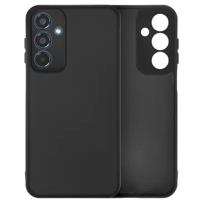 Ohišje za Samsung Galaxy M35 Poltrdno Soft-touch proti praskam, Črna