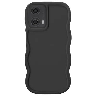 Ohišje za Motorolo Moto G24, G04 in G04s Silikonsko Odporen na udarce, Črna