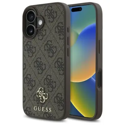 GUESS MAGNETNI OVITEK ZA IPHONE 16 6.1 HARDCASE SMALL CLASSIC