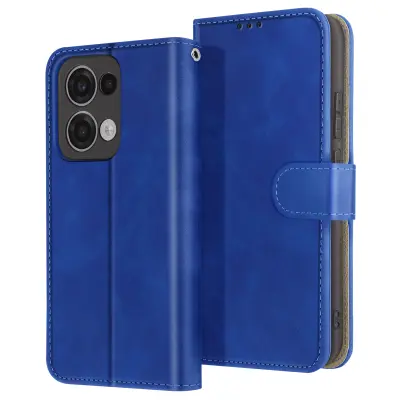 Ohišje za Oppo Reno 13 Wallet z magnetno ploščico, Modra