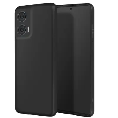 Ohišje za Motorola Edge 50 Fusion Zaščita mat finiša, Črna