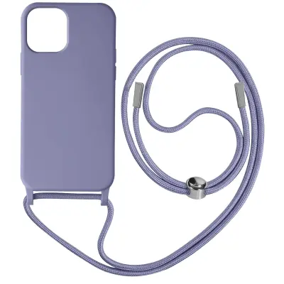Vrvno ohišje za iPhone 12 Pro Max Mehak dotik, Lavanda
