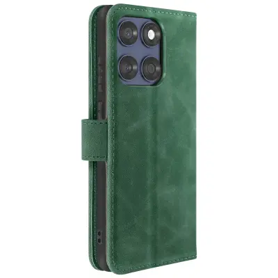 Folio ohišje za Motorolo Edge 60 Fusion in Edge 60 Podpora za videoposnetke, Temno zelena