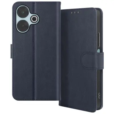 Torbica s preklopom za Xiaomi Redmi 13 4G Večnamenska zaklopka Video podpora, Modra noč