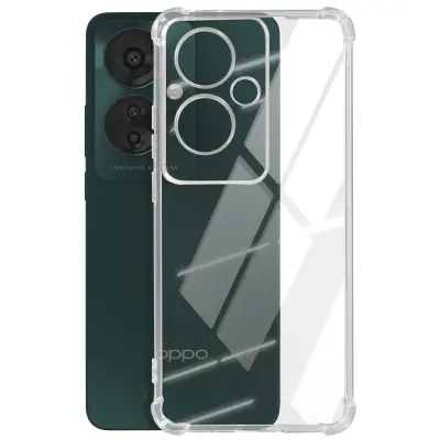 Ohišje za Oppo Reno 11F Prozorno z vogali odbijača, Prozorno