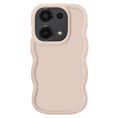 Ohišje za Xiaomi Redmi Note 13 Pro in Poco M6 Pro silikonsko protipotresno, Bež