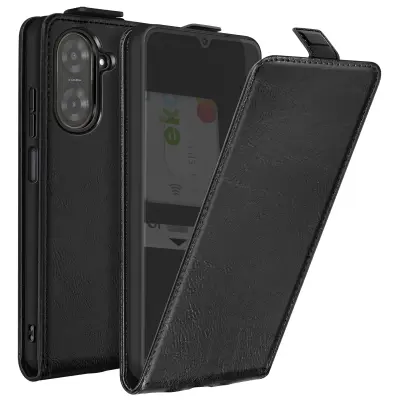 Vertikalni pokrovček za Xiaomi Redmi A5 Nosilec za kartice, Črna