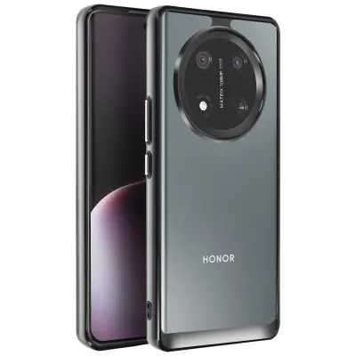 Honor Magic 7 Lite protistresna trda lupina za zaščito po meri, Črna