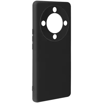 Ovitek za Honor Magic 5 Lite 5G, poltrden, mehak na dotik, Črna