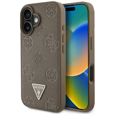 GUESS OVITEK HOT STAMP PEONY GUESS ZA IPHONE 16 ZA MAGSAFE ELEGANCE