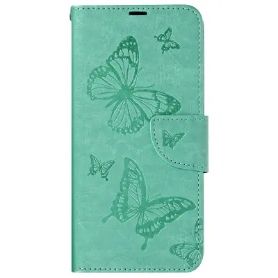 Torbica s preklopom za Samsung Galaxy A35 5G Denarnica za videoposnetke z ročnim trakom, Turkizna