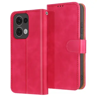 Ohišje za Oppo Reno 13 Wallet with Magnetic Tab, Fuksija