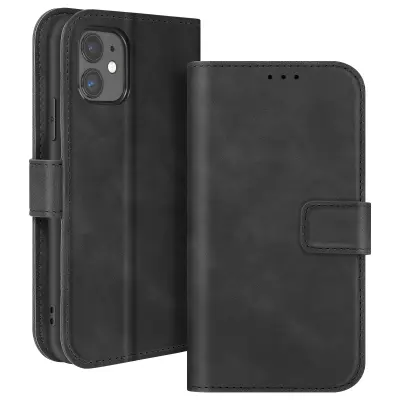 Ohišje za iPhone 11 Wallet Flap Video podpora, Črna