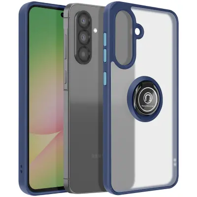 Ohišje za Samsung Galaxy A56 Magnetni obroč prozornega hrbta, Modra noč