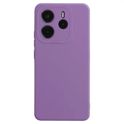 Ohišje za Xiaomi Redmi Note 14 4G Silicone Smooth Camera Block Protected, Vijolična