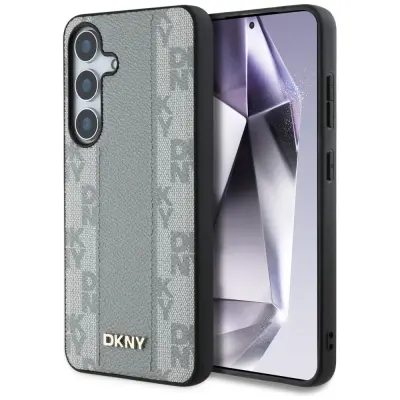 ETUI DKNY ZA MAGSAFE ZA SAMSUNG GALAXY S25 USNJEN OVITEK KARIRAN VZOREC