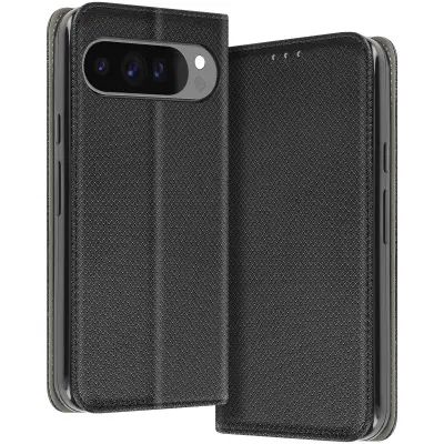 Ohišje za Google Pixel 9 Pro XL Držalo za kartico Clap in držalo za videoposnetek, Črna