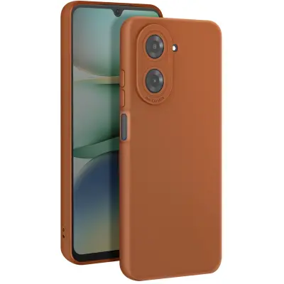 Ovitek za Xiaomi Redmi A5 Silikonska gladka zaščita kamere, Rjava