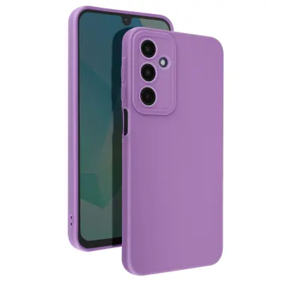 Ovitek za Samsung Galaxy A16 Silikonska podloga za blokiranje zaščitene kamere, Vijolična