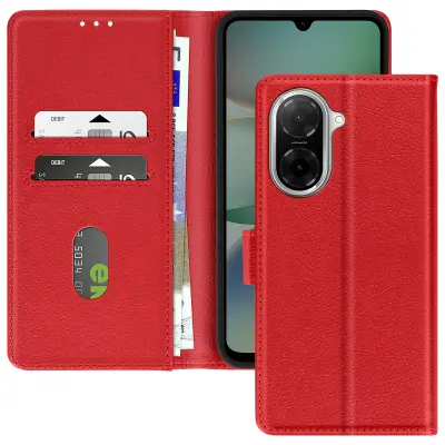 Ohišje za Xiaomi Redmi A5 Clamshell Wallet and Video Holder, Rdeča