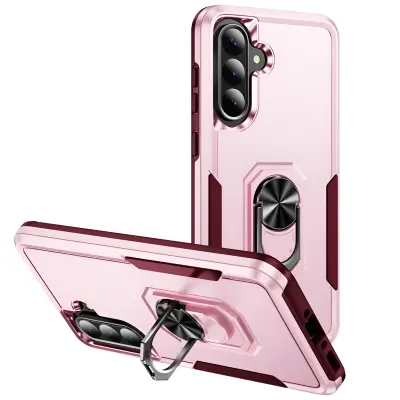 Šokotesno ohišje za Samsung Galaxy A56 Support Ring, Roza