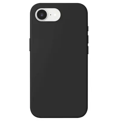 MW, Ohišje za iPhone 16e MagSafe Soft Silicone Matt Finish, Črna