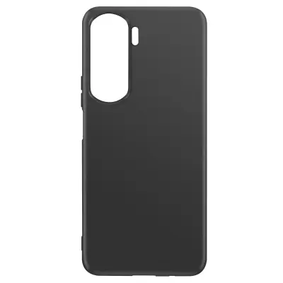 Ovitek za Honor 90 Lite iz mehkega in upogljivega silikona, Črna