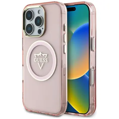 OVITEK GUESS CASE TPU MAGNETNI OVITEK ZA IPHONE 16 PRO MAX ZA MAGSAFE LOGO