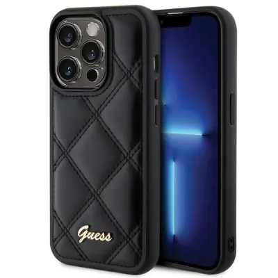 GUESS HARDCASE ZA IPHONE 15 PRO MAX 6.7 PREŠIT KOVINSKI LOGO