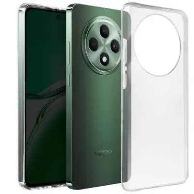 Ohišje za Oppo Reno 12F Silikonski mehki gel debeline 1 mm, Prozorno
