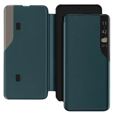 Ohišje za Xiaomi Redmi Note 14 5G Klopetka Video podpora, Temno zelena